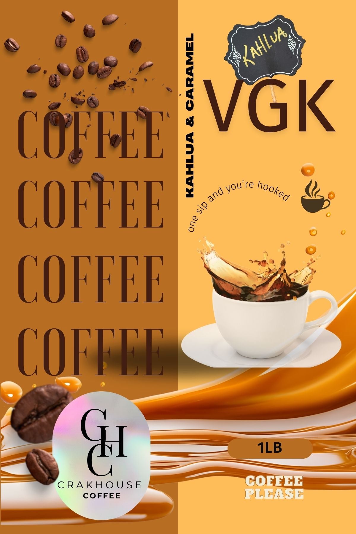 VGK (Kahlua & Caramel) Our No. 1 Seller